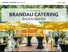 Tablet Screenshot of brandau-catering.de